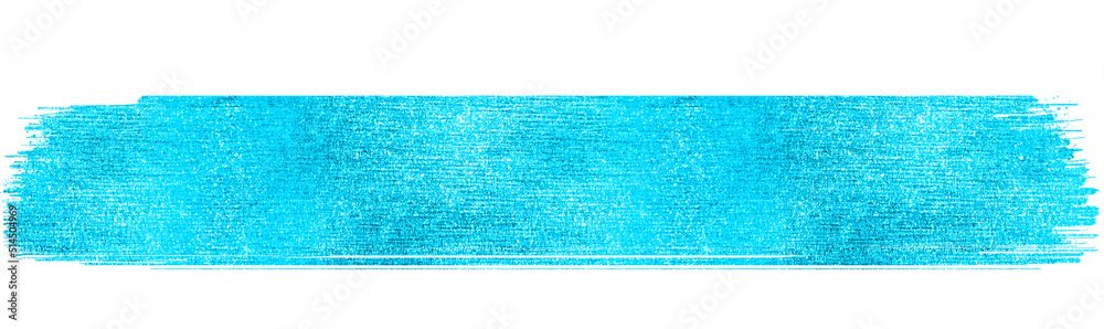Fototapeta premium Glitter blue brush stroke backdrop. Stock illustrtaion.