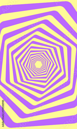 1970 Trippy and Wavy Swirl Pattern. Vintage Psychedelic. Hand-Drawn Vector Illustration. Seventies Style, Groovy Wallpaper, Print. Flat Design, Hippie Aesthetic. Y2K. 70s, 80s, 90s vibes.