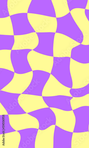 1970 Trippy and Wavy Swirl Pattern. Vintage Psychedelic. Hand-Drawn Vector Illustration. Seventies Style, Groovy Wallpaper, Print. Flat Design, Hippie Aesthetic. Y2K. 70s, 80s, 90s vibes.