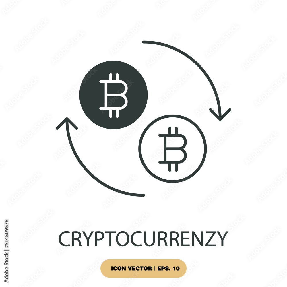 Obraz premium crypto currency icons symbol vector elements for infographic web
