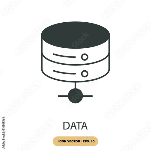 data icons  symbol vector elements for infographic web