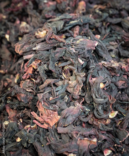 fruit tea made from dried flowers and berries
