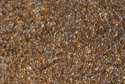 Rough and geometric pebble dash texture