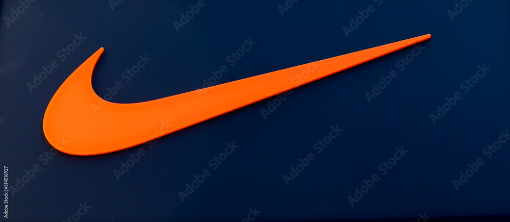 Venice, Italy - June 15, ‎2022: Nike Sign, Macro Closeup Stock Photo |  Adobe Stock