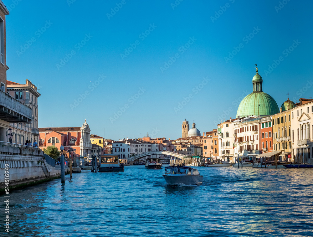 Venice, Italy - June 15, 2022: Venice Grand Canal
