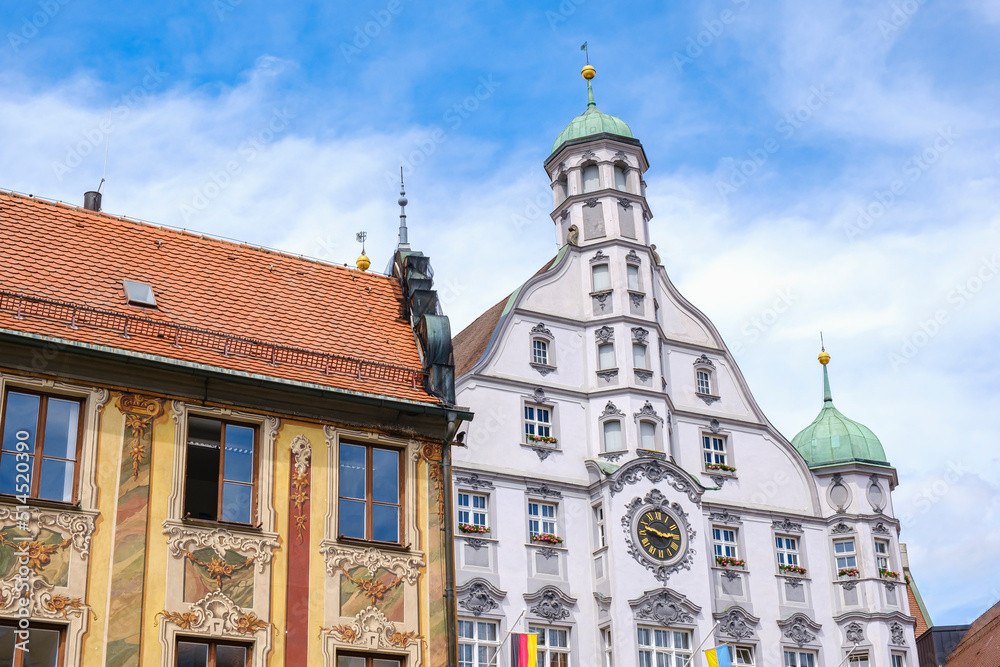 Fototapeta premium Memmingen Town Hall, Bavaria, Germany