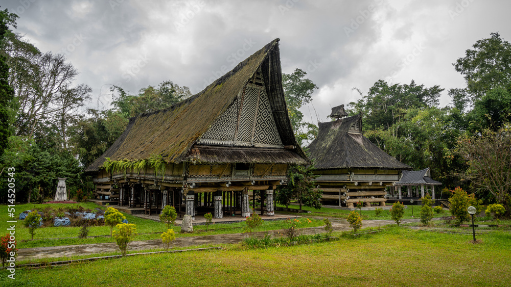 traditional Batak village traditional Batak village