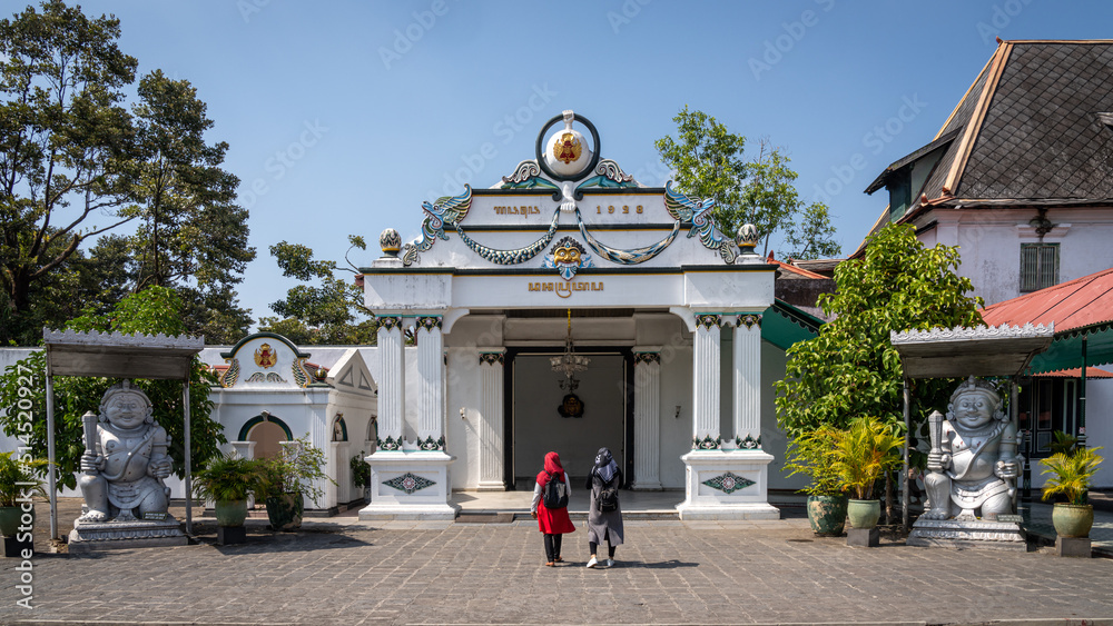palace in Yogyakarta - obrazy, fototapety, plakaty 