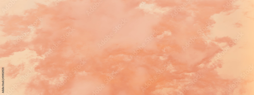 Fototapeta premium Abstract beautiful and lovely watercolor background with space, pink or pastel background with clouds, light pink watercolor background with space, pink background for wallpaper and creative design.