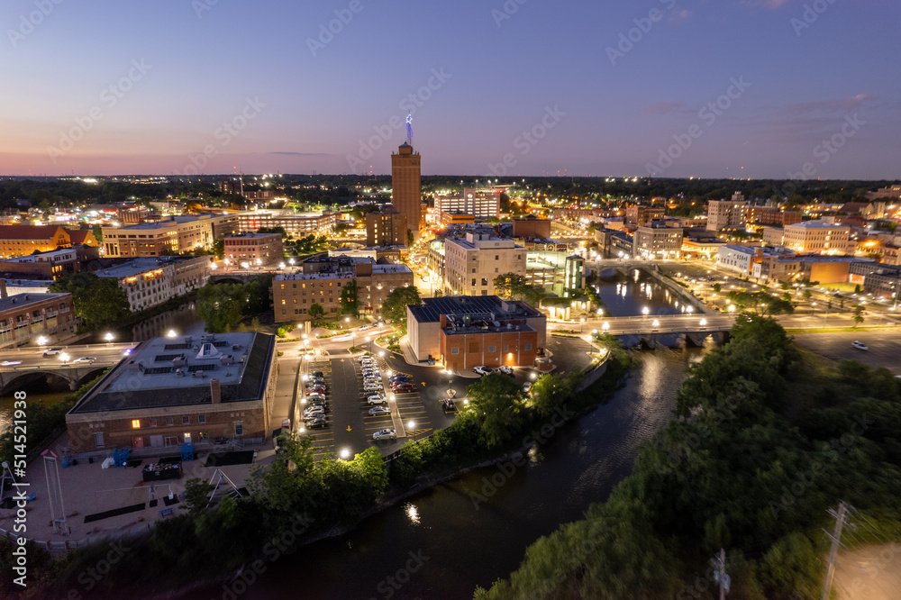 Fototapeta premium Aurora IL Nightscape