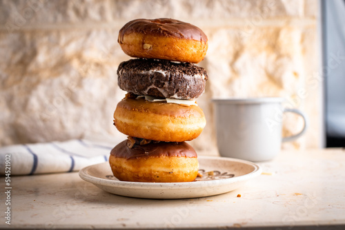 Fotografija donuts on a plate