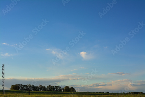 Panoramic landscape of the countryside