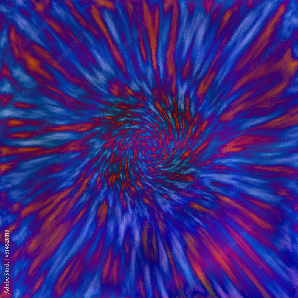 Obraz premium Tie Dye Flower Pattern for Logo, Package, Label or Card Design