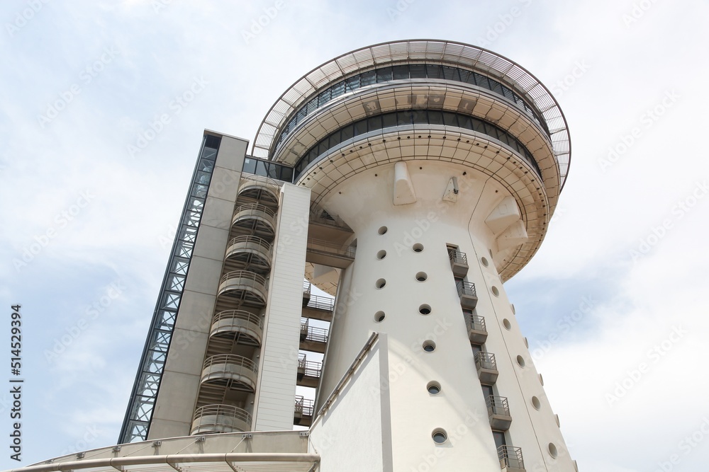 Obraz premium Observation tower called the lighthouse of mediterranean sea in Palavas-les-flots, France