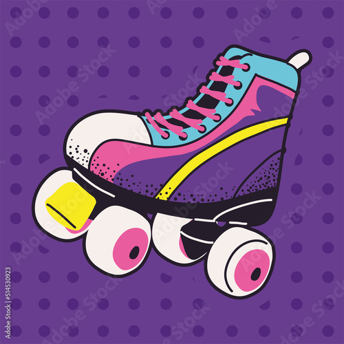 90s roller skate cartoon