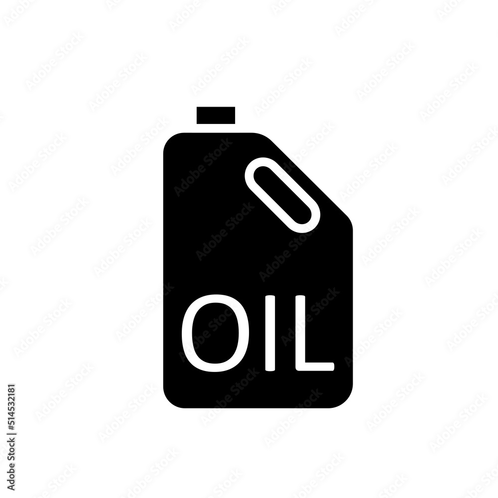 Butelka z olejem silnikowym - ikona wektorowa Butelka z olejem silnikowym - ikona wektorowa
