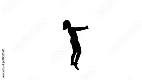 Silhouette Girl Dancer