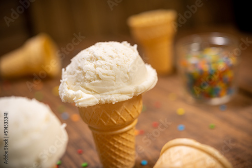 Vanilla Ice Cream Cone