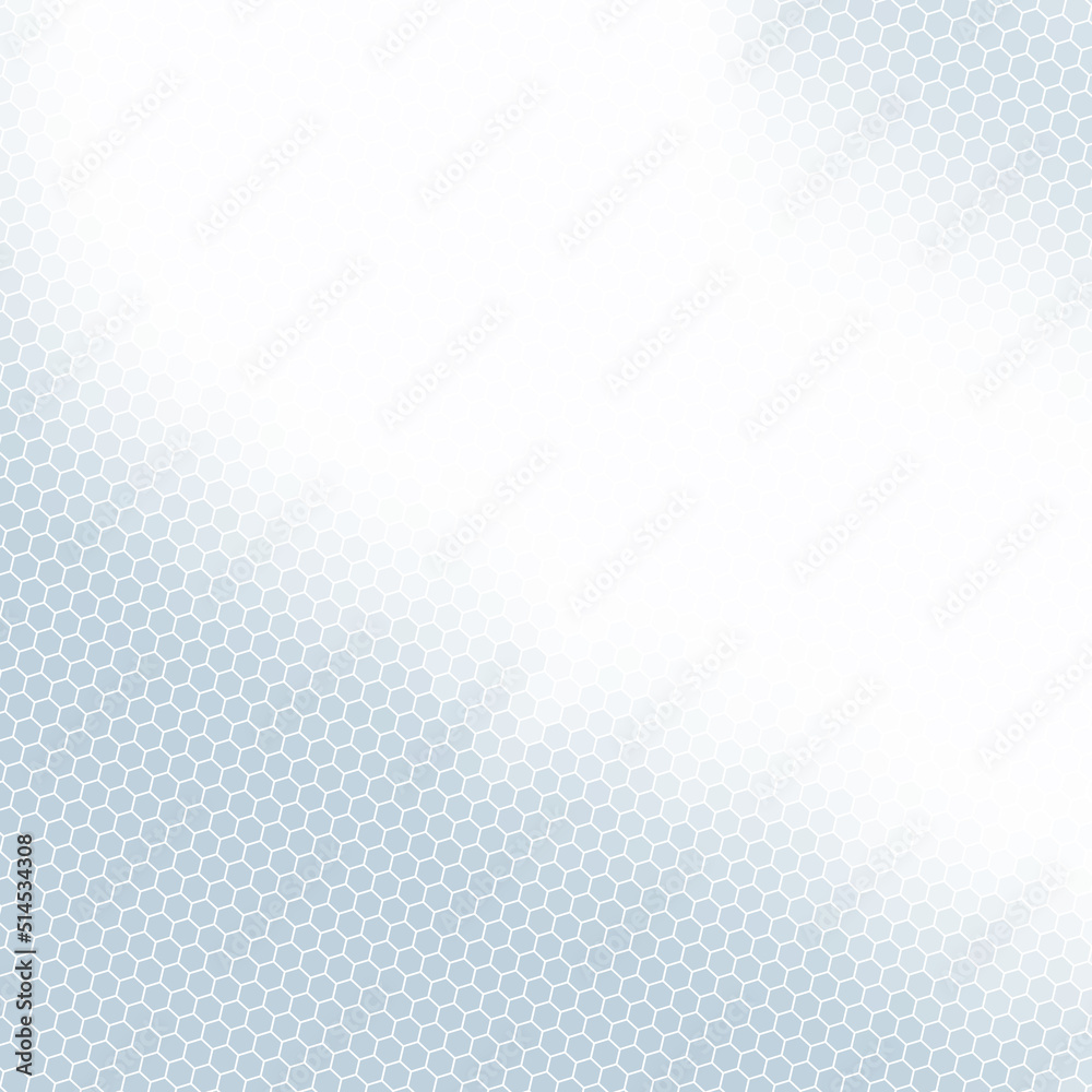 Abstract Modern Background with Retro Hexagon Halftone and Blue Gradient Color Abstract Modern Background with Retro Hexagon Halftone and Blue Gradient Color