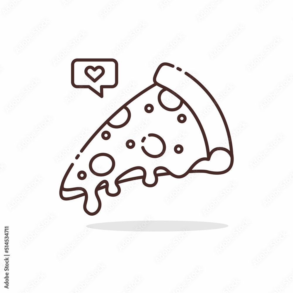 Illustration vector graphic of Pizza. Pizza line art style isolated on a white background. The illustration is suitable for book menus, banners, flyers, stickers, cards, etc. Illustration vector graphic of Pizza. Pizza line art style isolated on a white background. The illustration is suitable for book menus, banners, flyers, stickers, cards, etc.