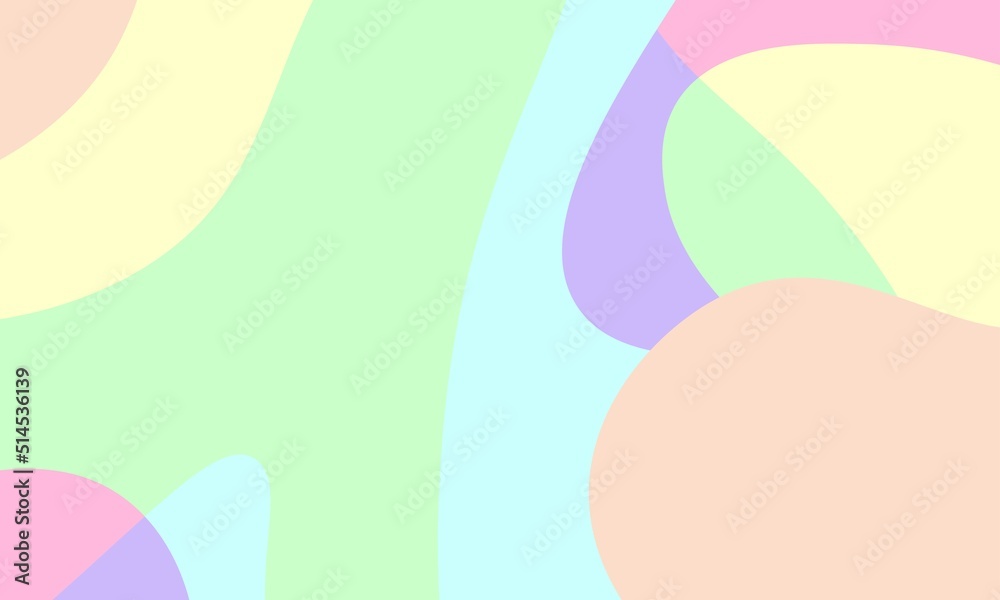 Abstract pastel liquid and curvy geometric background for banner. Vector illustration. Abstract pastel liquid and curvy geometric background for banner. Vector illustration.