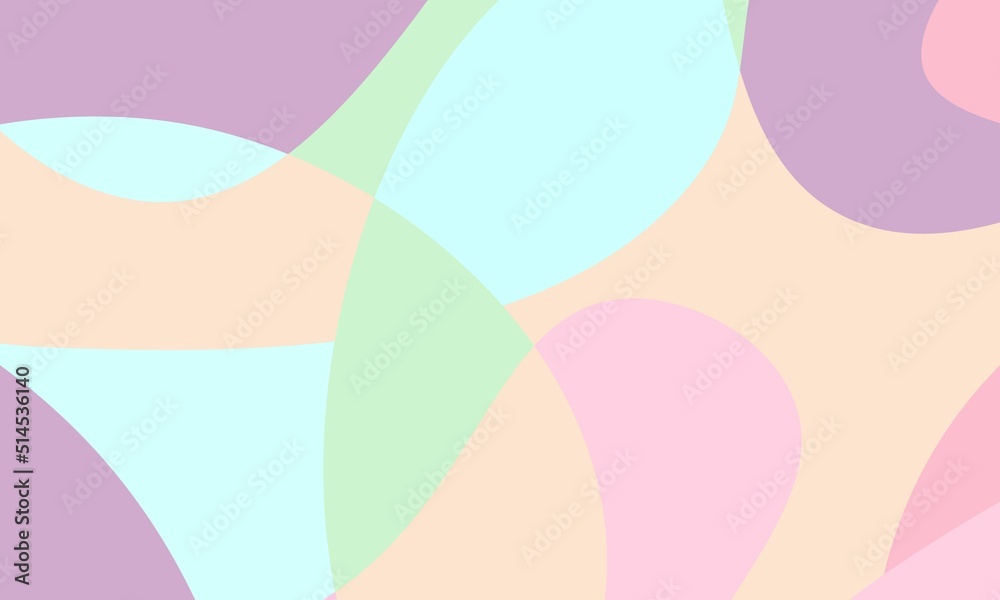 Abstract pastel liquid and curvy geometric background for banner. Vector illustration. Abstract pastel liquid and curvy geometric background for banner. Vector illustration.