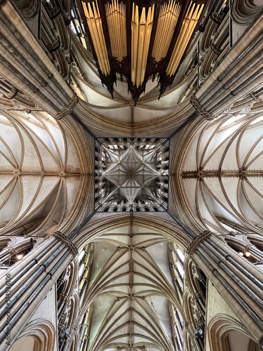 The roof of Lincoln cathedral