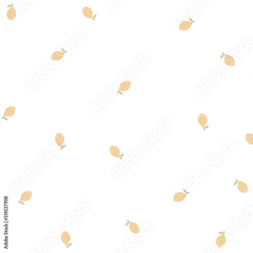 Pattern with lemons 