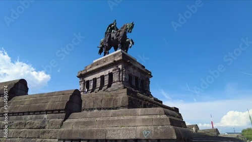 Kaiser Wilhelm Monument at the German Corner (Deutschen Eck), Germany
