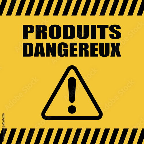 Logo produits dangereux.