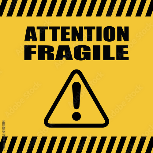 Logo attention fragile.