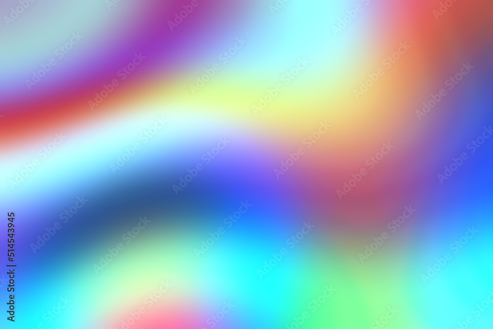 Obraz premium Colorful Gradient Blurred Background Illustration