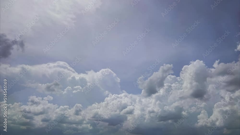 Cloud time lapse nature background.Blue sky white clouds. Summer blue sky time lapse. Cloud time lapse nature background.Blue sky white clouds. Summer blue sky time lapse.