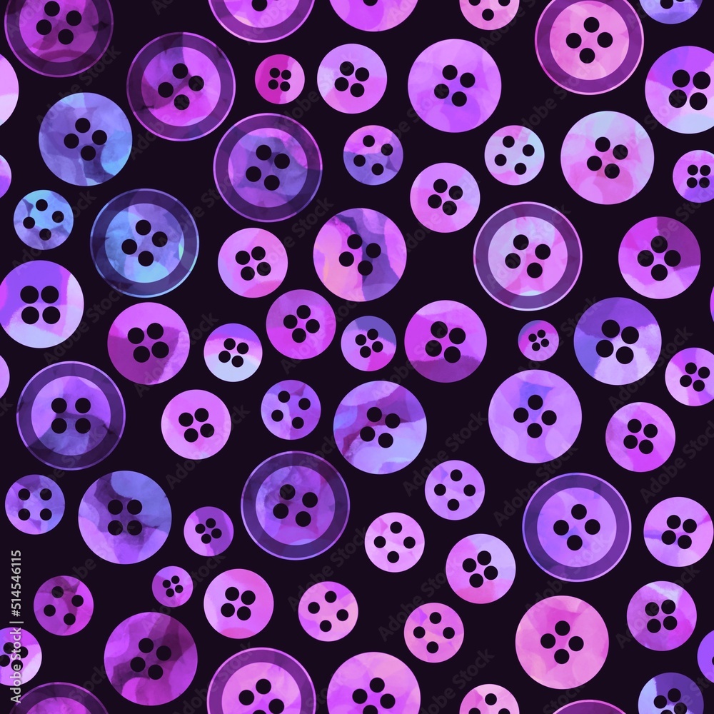 Hobbies seamless plastic buttons pattern for fabrics and wrapping paper and clothes print and kids and homemade products Hobbies seamless plastic buttons pattern for fabrics and wrapping paper and clothes print and kids and homemade products