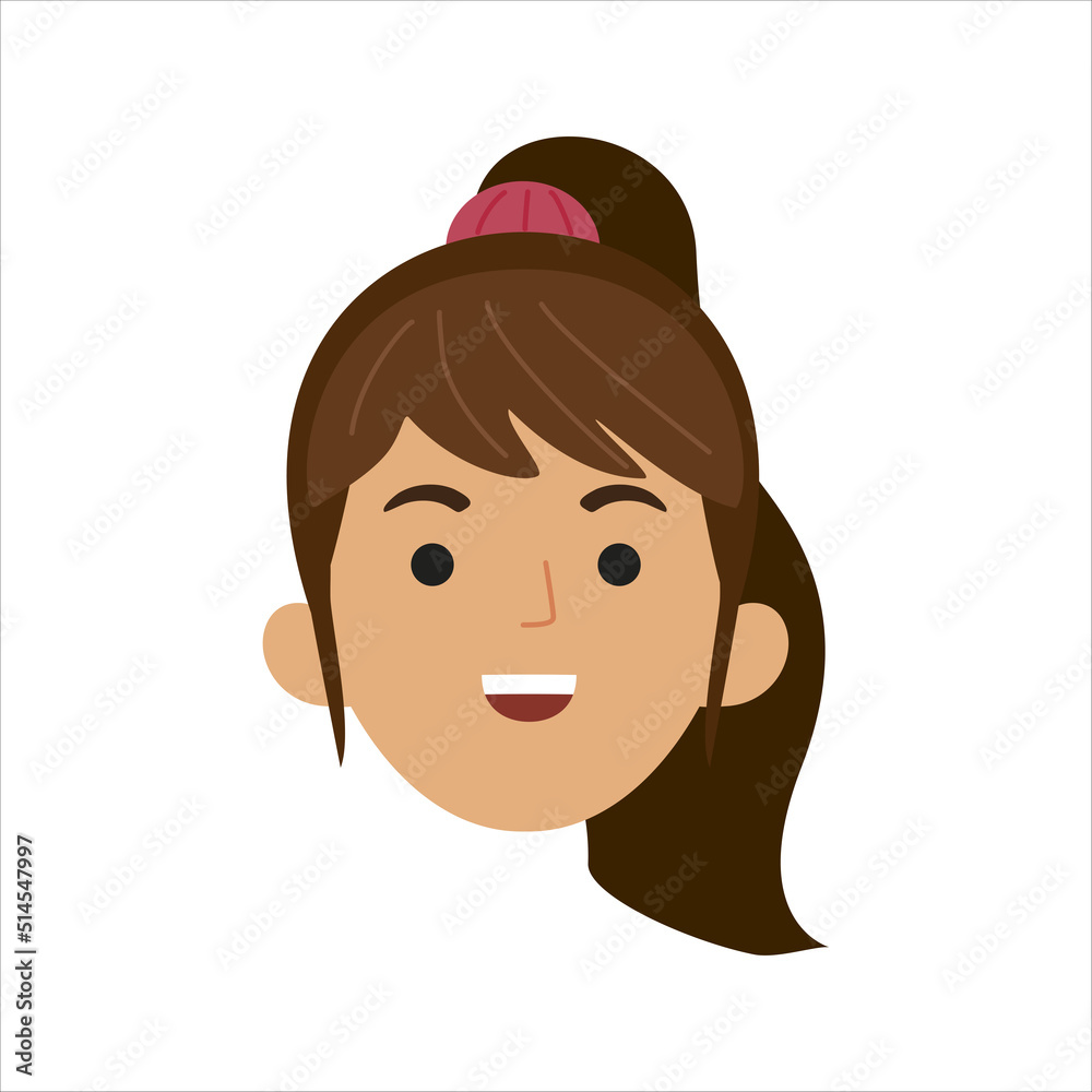 Girl and Women Face Avatar Profile Picture