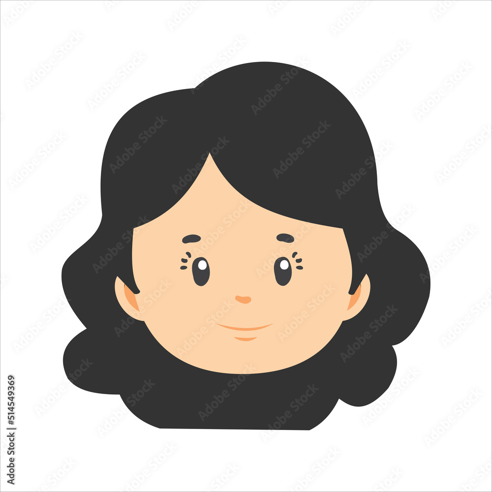 Girl and Women Face Avatar Profile Picture