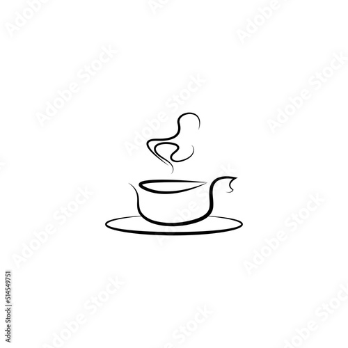 vector cup of coffee icon design illustration