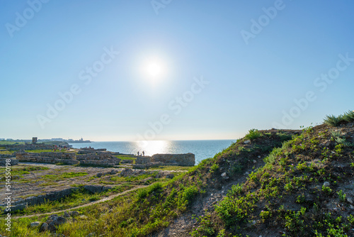 Landscape overlooking historic Chersonese. Sevastopol