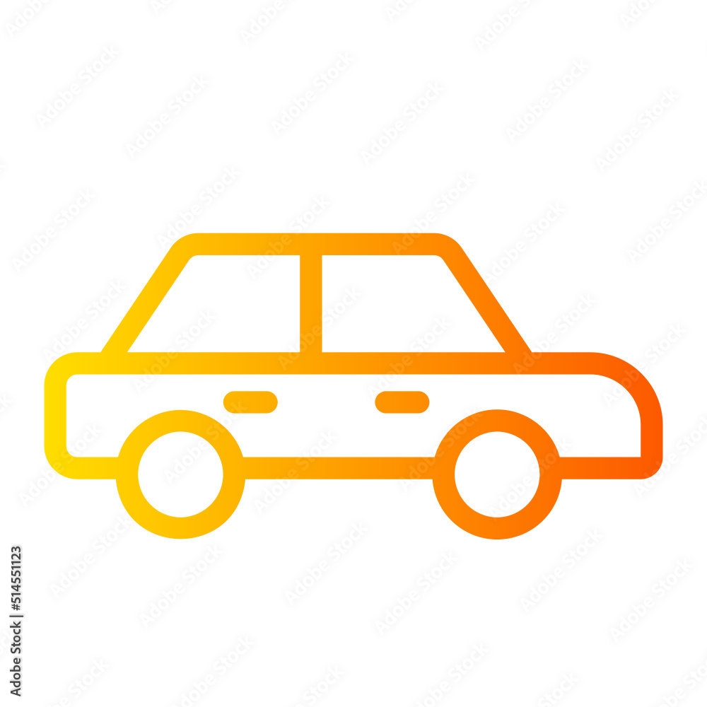 car gradient icon