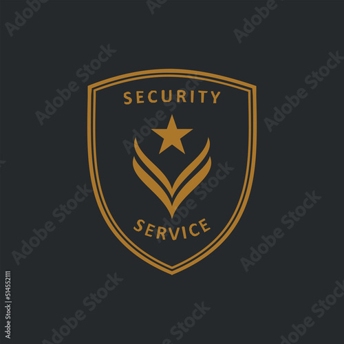 security unit logo or personal and company guards
