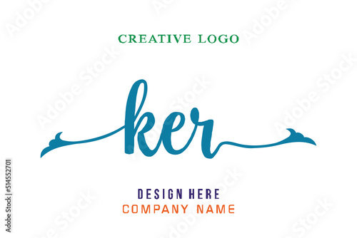 KER lettering, perfect for company logos, offices, campuses, schools, religious education