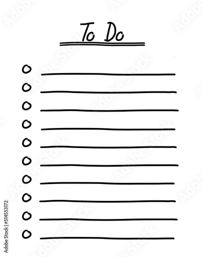 To Do Liste - Aufgaben - Büro Schule Haushalt - 1 Spalte ~ Vorlage Kalender Notizen Organizer Routine Bullet Journal 