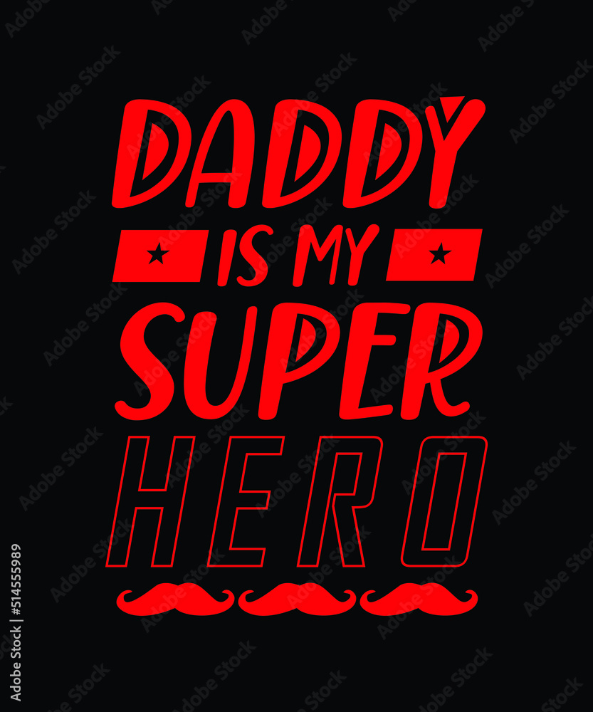 Obraz premium Father's day typography t shirt design || Dad t shirt 