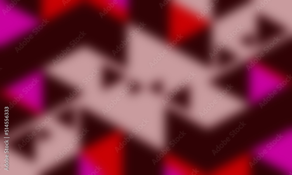 blur background with geometric set