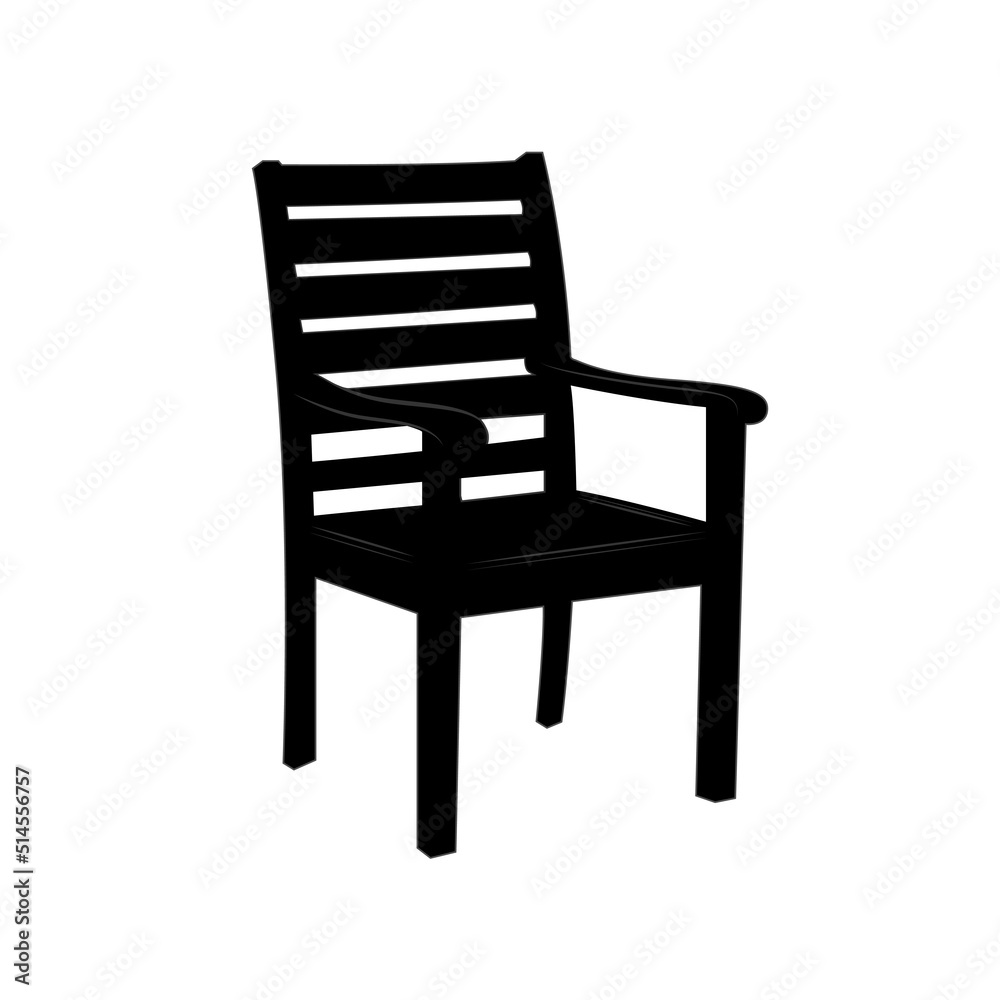 Wooden chair isolated on white background. Old classic armchair. Wooden chair isolated on white background. Old classic armchair.