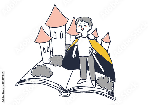 ファンタジー小説の世界に入り込んだ青年　読書を楽しみ様々な疑似体験をする人々