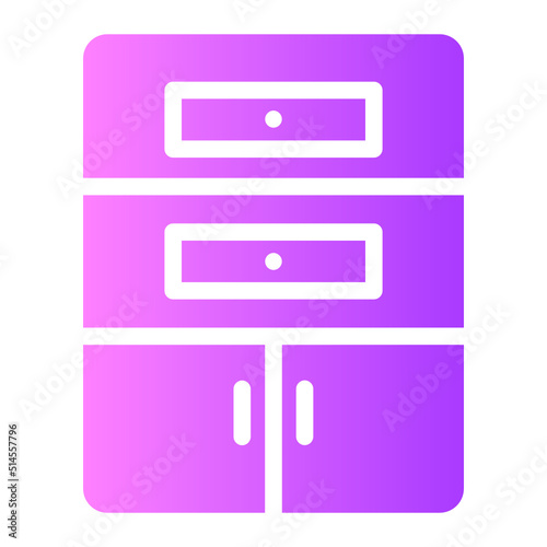 Locker gradient icon