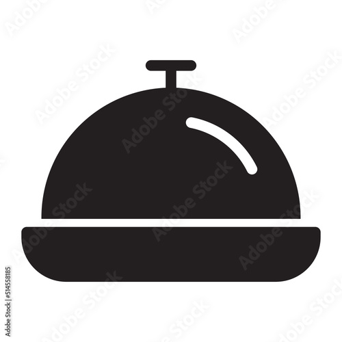 Meal glyph icon
