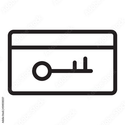 Smart Card line icon