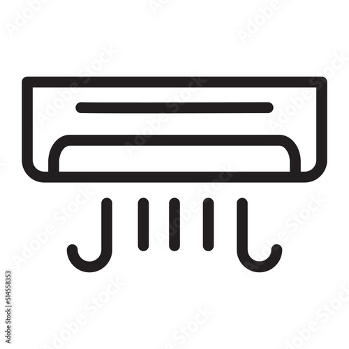 Air Conditioner line icon photo